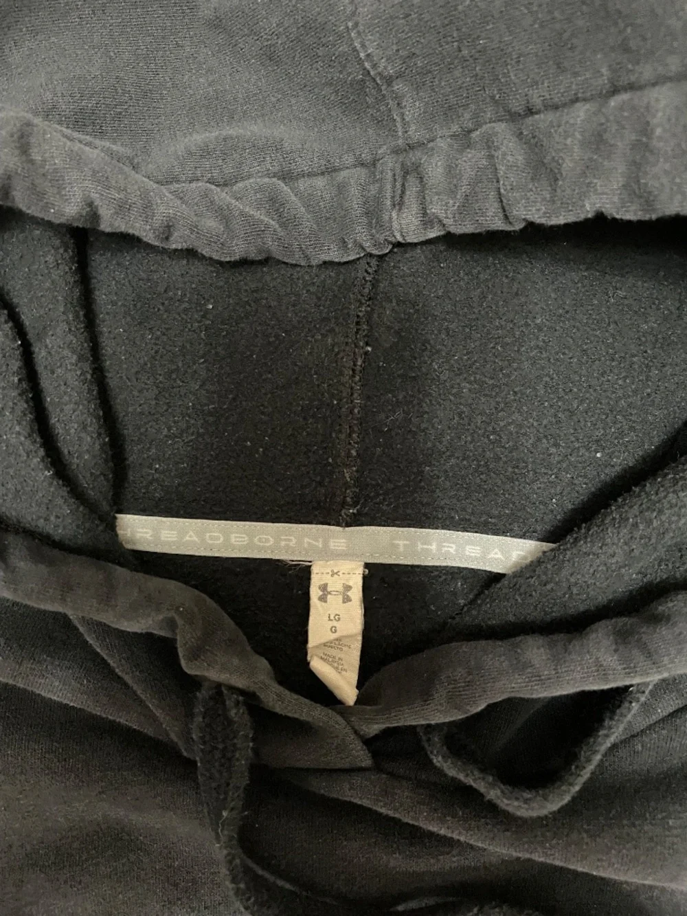 Under Armour Women’s Black Fleece Hoodie & Jogger Set – Size Large - Picture 3 of 13